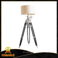 Hot Sell Wood and Aluminium Base Tripod Floor Lamp (F715L)